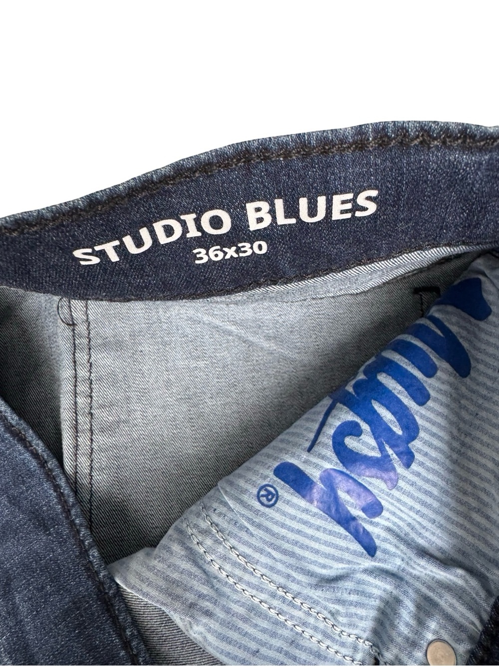 Men's Straight Leg Jeans in Studio Blues NWT - Picture 2 of 4